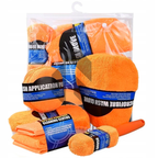 Pro User 9PC Microfibre Car Cleaning Kit – Car Wash, Wheel Brush, Cleaning Cloths, Wash Glove & Polishing Pad