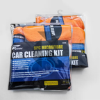 Pro User 9PC Microfibre Car Cleaning Kit – Car Wash, Wheel Brush, Cleaning Cloths, Wash Glove & Polishing Pad