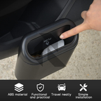 Portable Hanging Mini Car Trash Can with Lid – Compact Car Garbage Bin