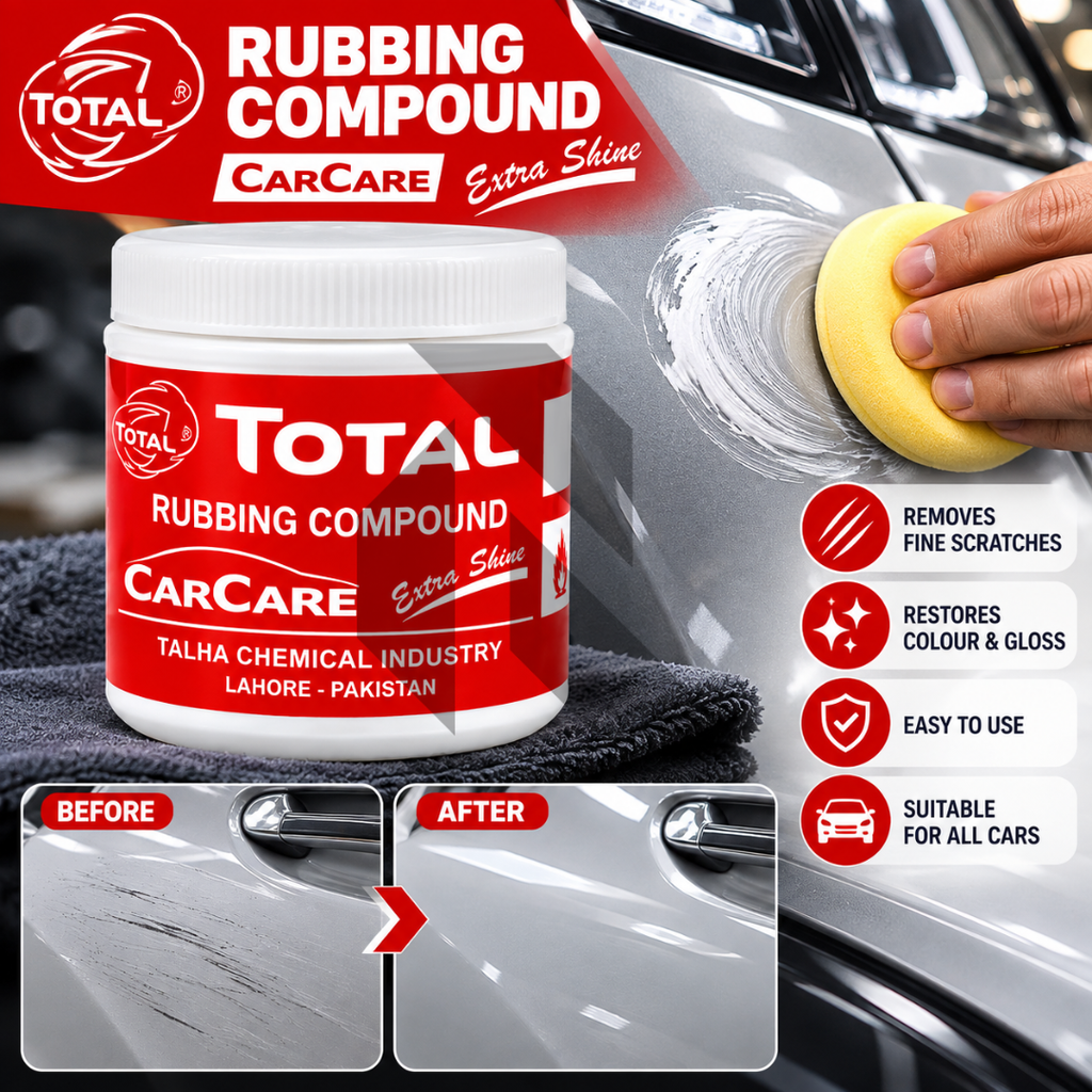 Total Car Care Rubbing Compound – Extra Shine Scratch Remover for Car