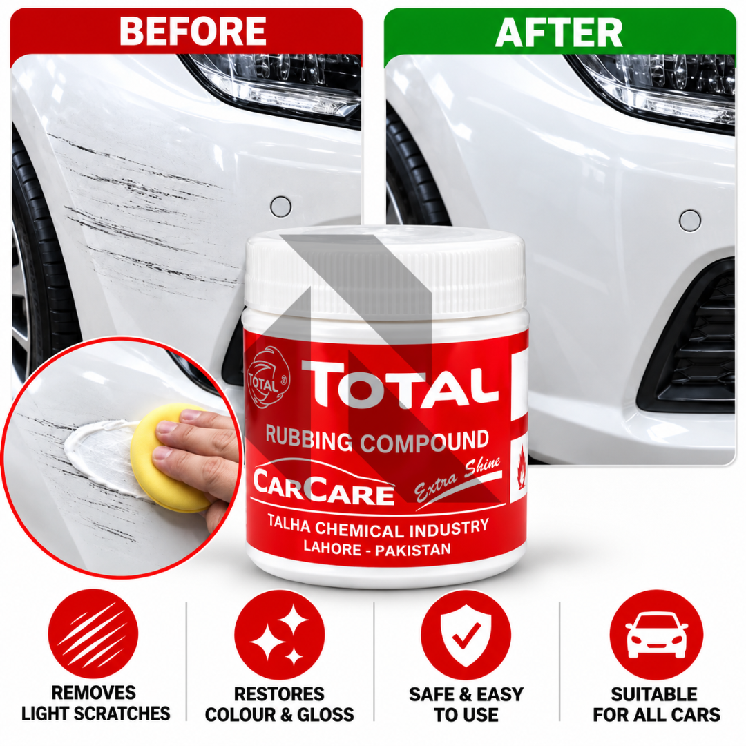 Total Car Care Rubbing Compound – Extra Shine Scratch Remover for Car