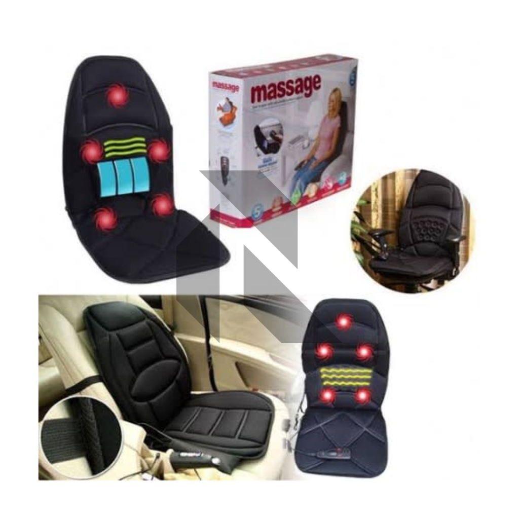 Robotic Massage Car Seat Cushion with Heat – Full Size Car & Office Seat Massager