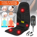 Robotic Massage Car Seat Cushion with Heat – Full Size Car & Office Seat Massager