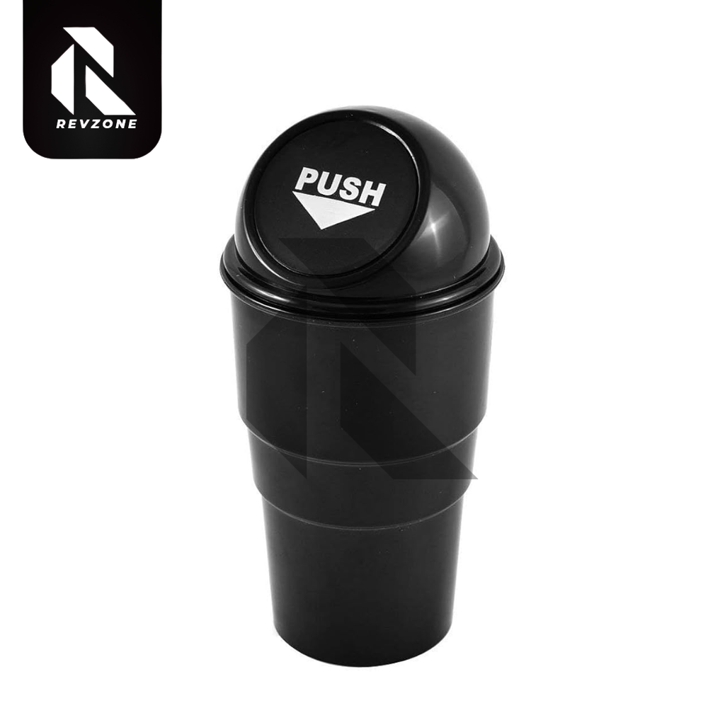 Portable Car Dustbin with Lid – Mini Automotive Trash Can for Car Interior