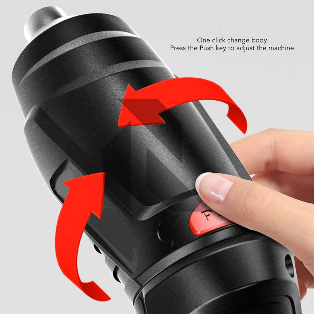 Cordless Electric Screwdriver Set – USB Rechargeable with LED Light & Flexible Shaft