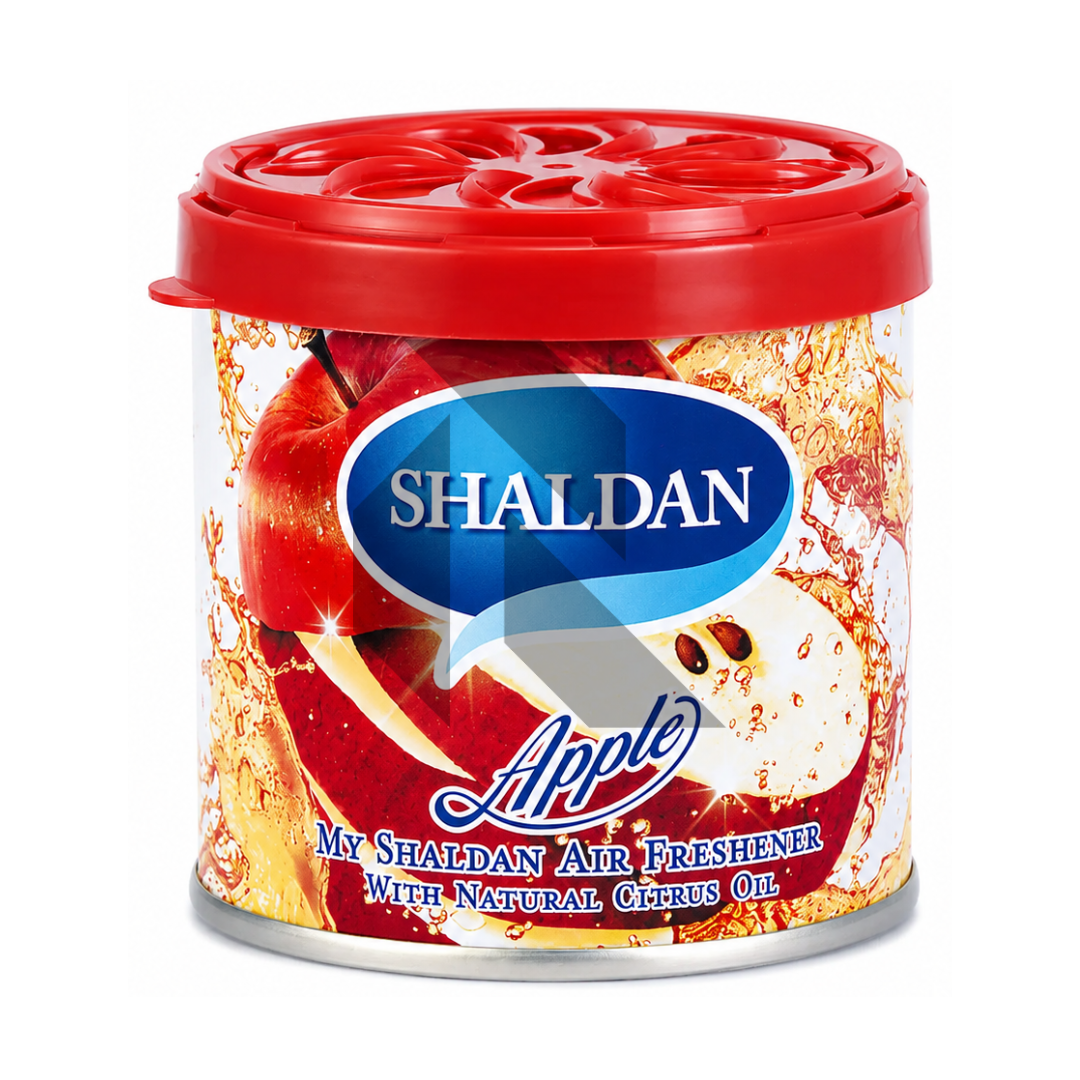 Shaldan Apple Car Air Freshener Can – Long Lasting Gel Air Freshener for Car, Home & Office