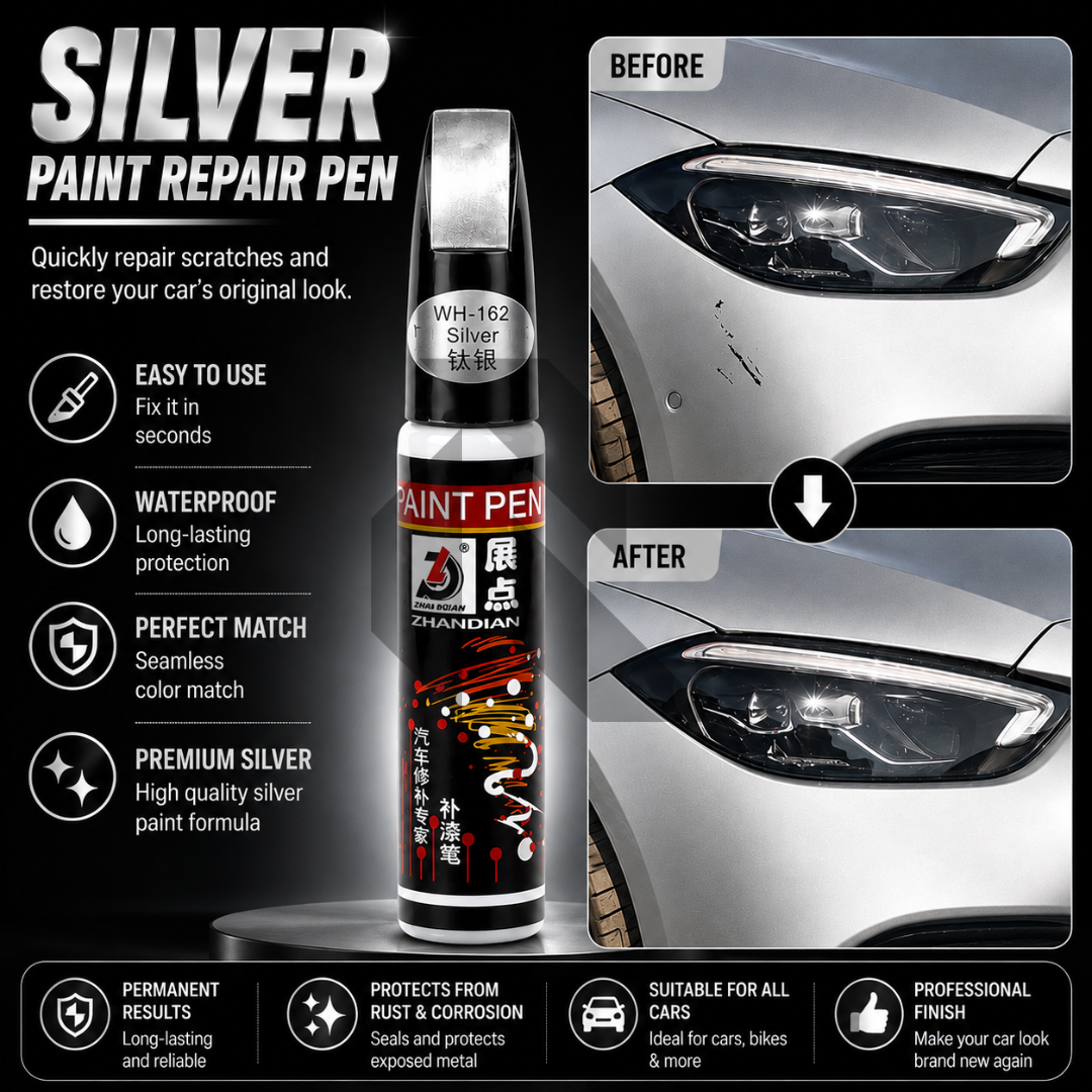 Car Paint Repair Pen – Silver Touch Up Pen Main image
