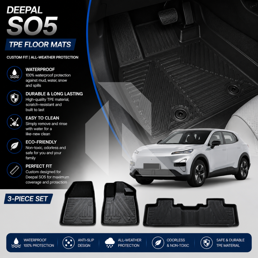 Deepal SO5 TPE Floor Mats – Waterproof & Custom Fit All-Weather Car Mats