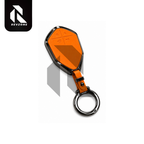 Premium Leather Key Cover for Deepal S07 – Orange Protective Key Case