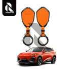 Premium Leather Key Cover for Deepal S07 – Orange Protective Key Case