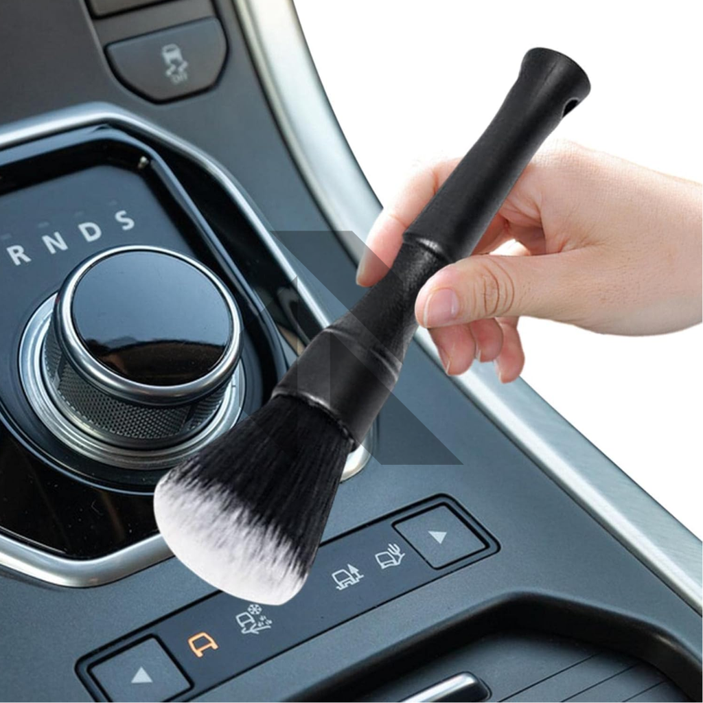 Ultra Soft Bristle Car Interior Detailing Brush – Gentle Dust Cleaning Tool