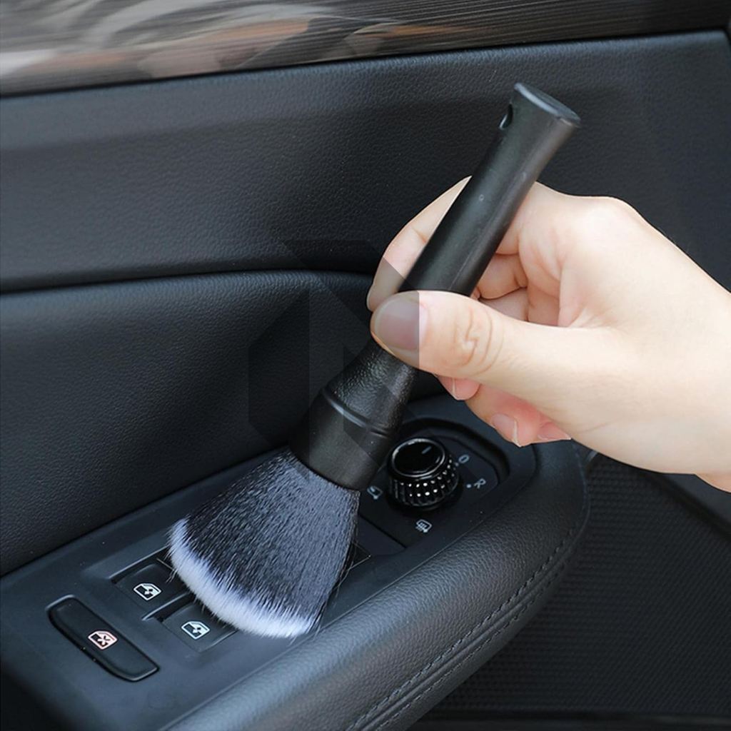 Ultra Soft Bristle Car Interior Detailing Brush – Gentle Dust Cleaning Tool