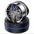 Solar Car Air Freshener Diffuser with Solar Rotation Wheel Hub Shape – Dashboard Car Perfume