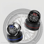 Solar Car Air Freshener Diffuser with Solar Rotation Wheel Hub Shape – Dashboard Car Perfume