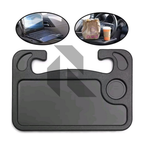 Car Steering Wheel Desk Tray – Multipurpose Laptop Table, Food Tray & Drink Holder for Travel