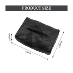 Premium Leather Car Tissue Holder – Universal Sun Visor & Back Seat Organizer