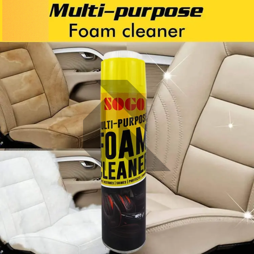 Sogo Multi-Purpose Foam Cleaner 650ML – Car Interior Foam Cleaner for Seats, Upholstery, Dashboard