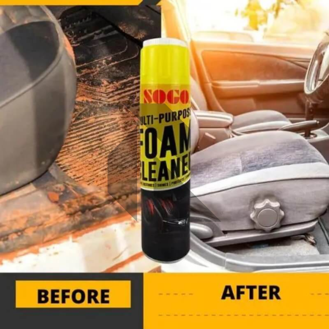 Sogo Multi-Purpose Foam Cleaner 650ML – Car Interior Foam Cleaner for Seats, Upholstery, Dashboard