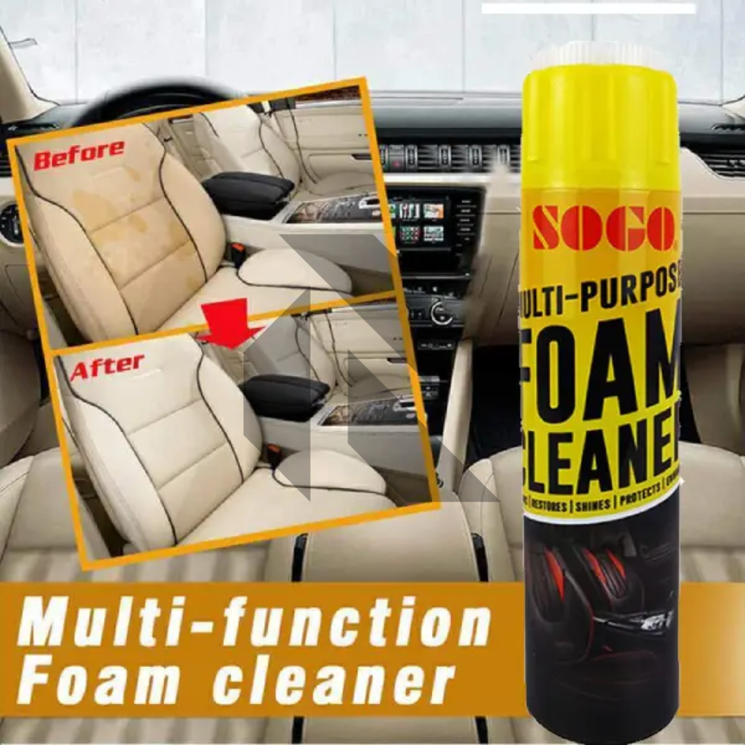 Sogo Multi-Purpose Foam Cleaner 650ML – Car Interior Foam Cleaner for Seats, Upholstery, Dashboard