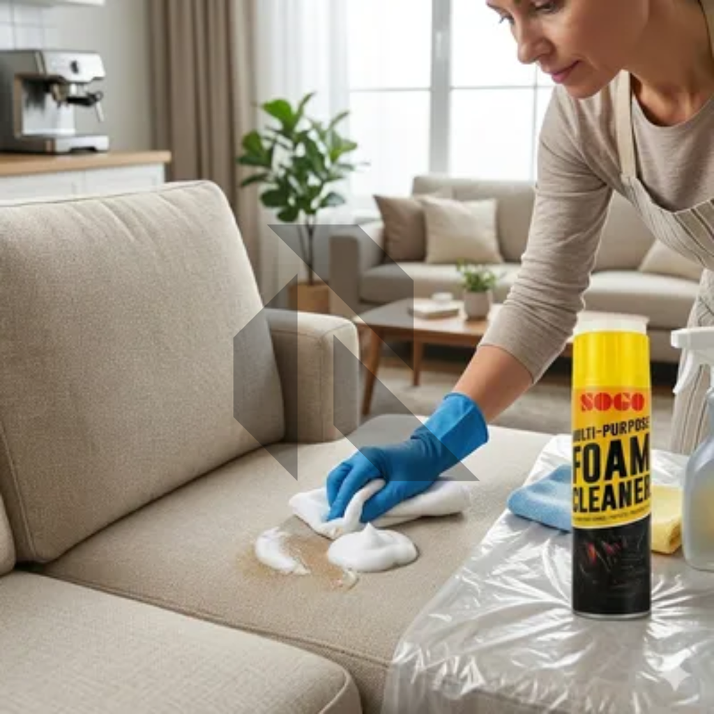 Sogo Multi-Purpose Foam Cleaner 650ML – Car Interior Foam Cleaner for Seats, Upholstery, Dashboard