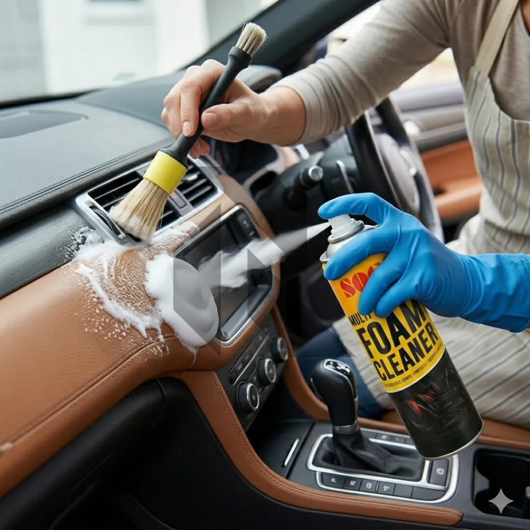 Sogo Multi-Purpose Foam Cleaner 650ML – Car Interior Foam Cleaner for Seats, Upholstery, Dashboard