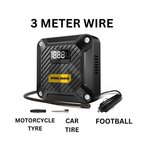 STEELMATE T5 Air Compressor Pump 12V DC Digital Tire Inflator with Auto Shut-Off & LED Emergency Light