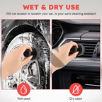 Round Car Tyre & Trim Dressing Applicator Brush