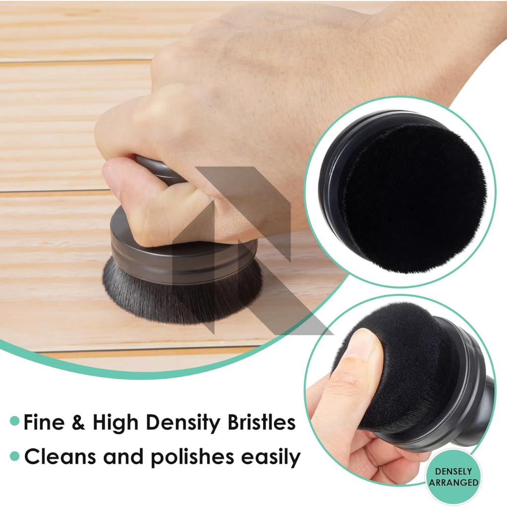 Round Car Tyre & Trim Dressing Applicator Brush
