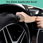 Round Car Tyre & Trim Dressing Applicator Brush