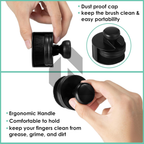 Round Car Tyre & Trim Dressing Applicator Brush