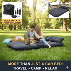 Inflatable Car Bed Mattress for Backseat – Portable Travel Air Bed for Car