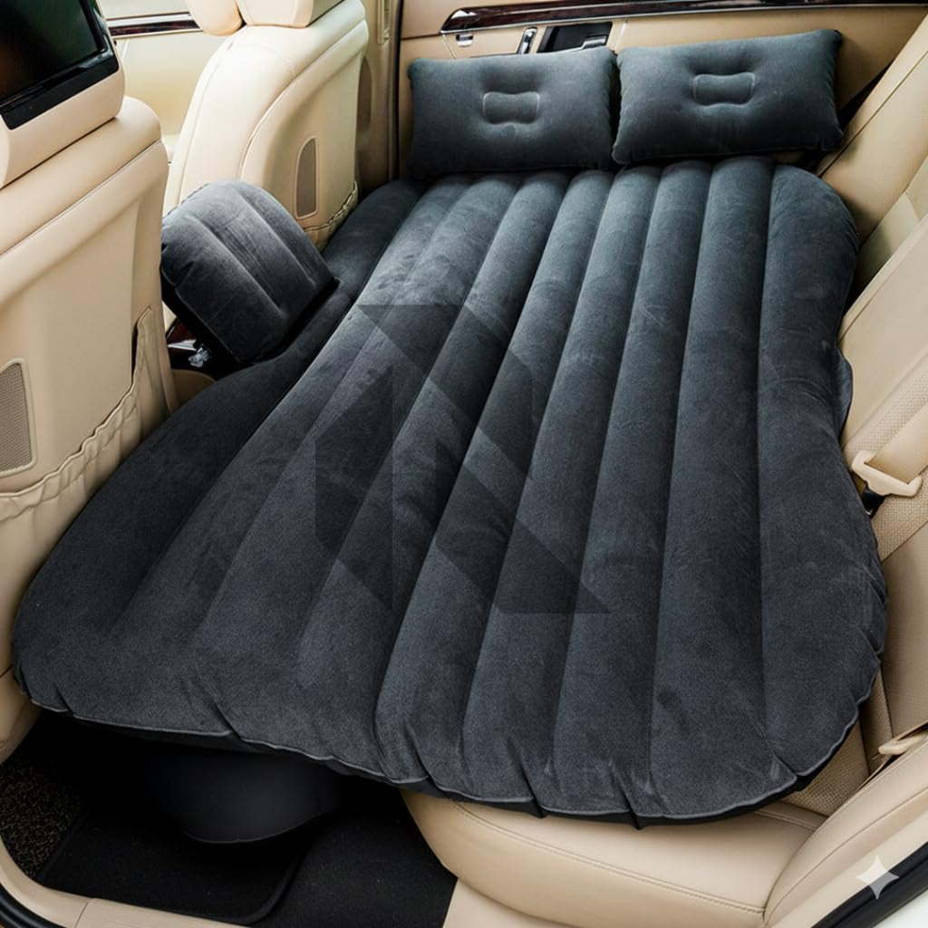 Inflatable Car Bed Mattress for Backseat – Portable Travel Air Bed for Car