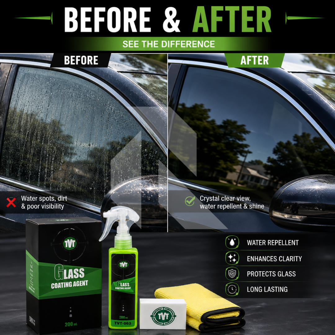 TVT-063 Glass Coating Agent 200ml – Car Glass Coating for Long-Lasting Protection & High Gloss