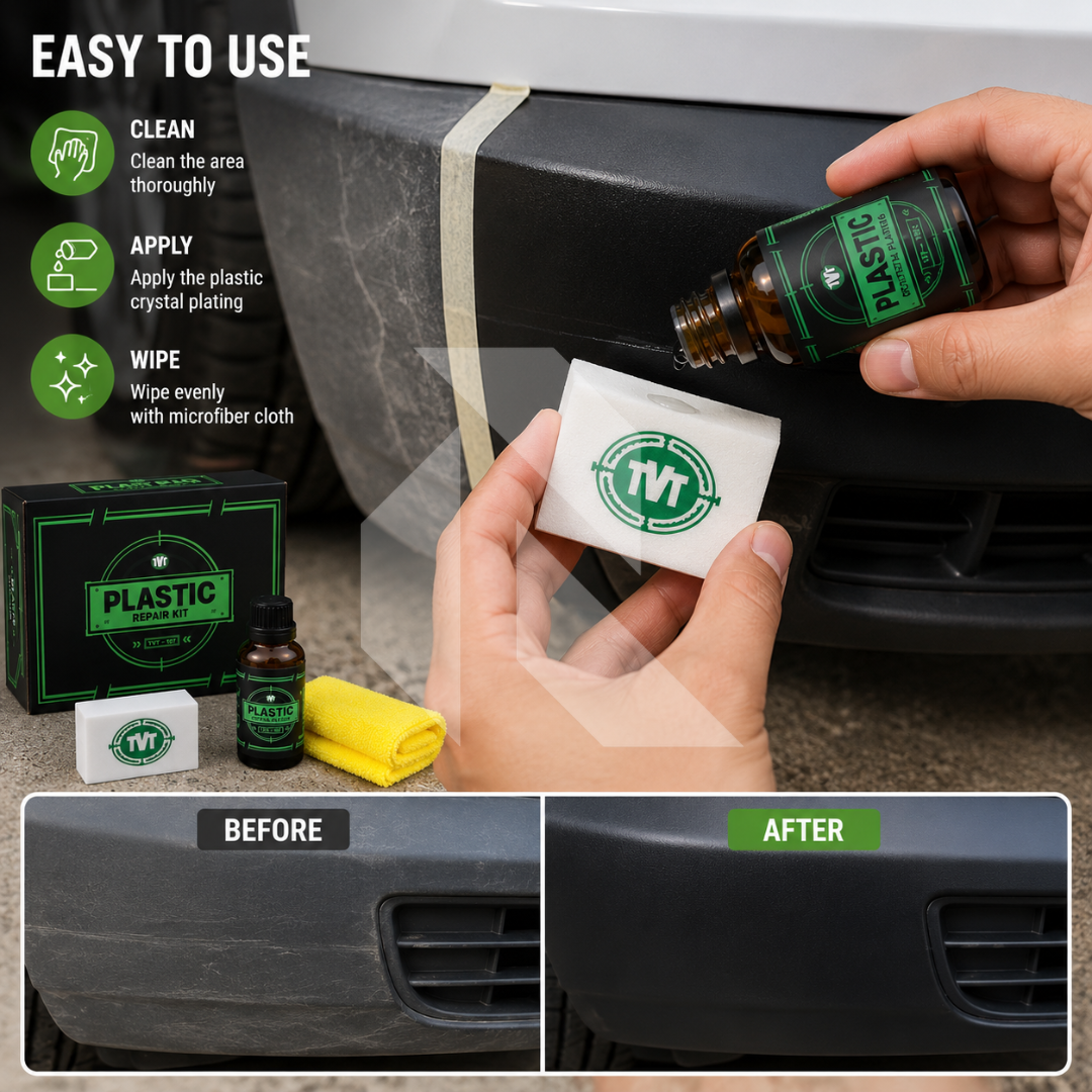 TVT-107 Plastic Repair Kit 30ml – Plastic Restorer & Repair Solution for Car Interior and Exterior Secondary image