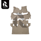 TXR Land Cruiser LC300 TPE Floor Mats Beige – Custom Fit Waterproof All-Weather 7 Seater