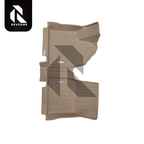 TXR Land Cruiser LC300 TPE Floor Mats Beige – Custom Fit Waterproof All-Weather 7 Seater
