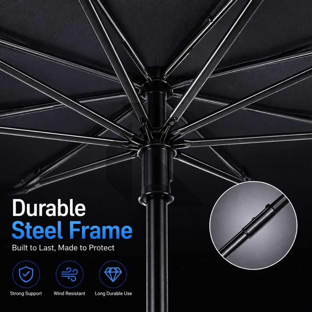 Universal Car Windshield Sun Shade Umbrella – Foldable UV Protection Sunshade