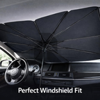 Universal Car Windshield Sun Shade Umbrella – Foldable UV Protection Sunshade