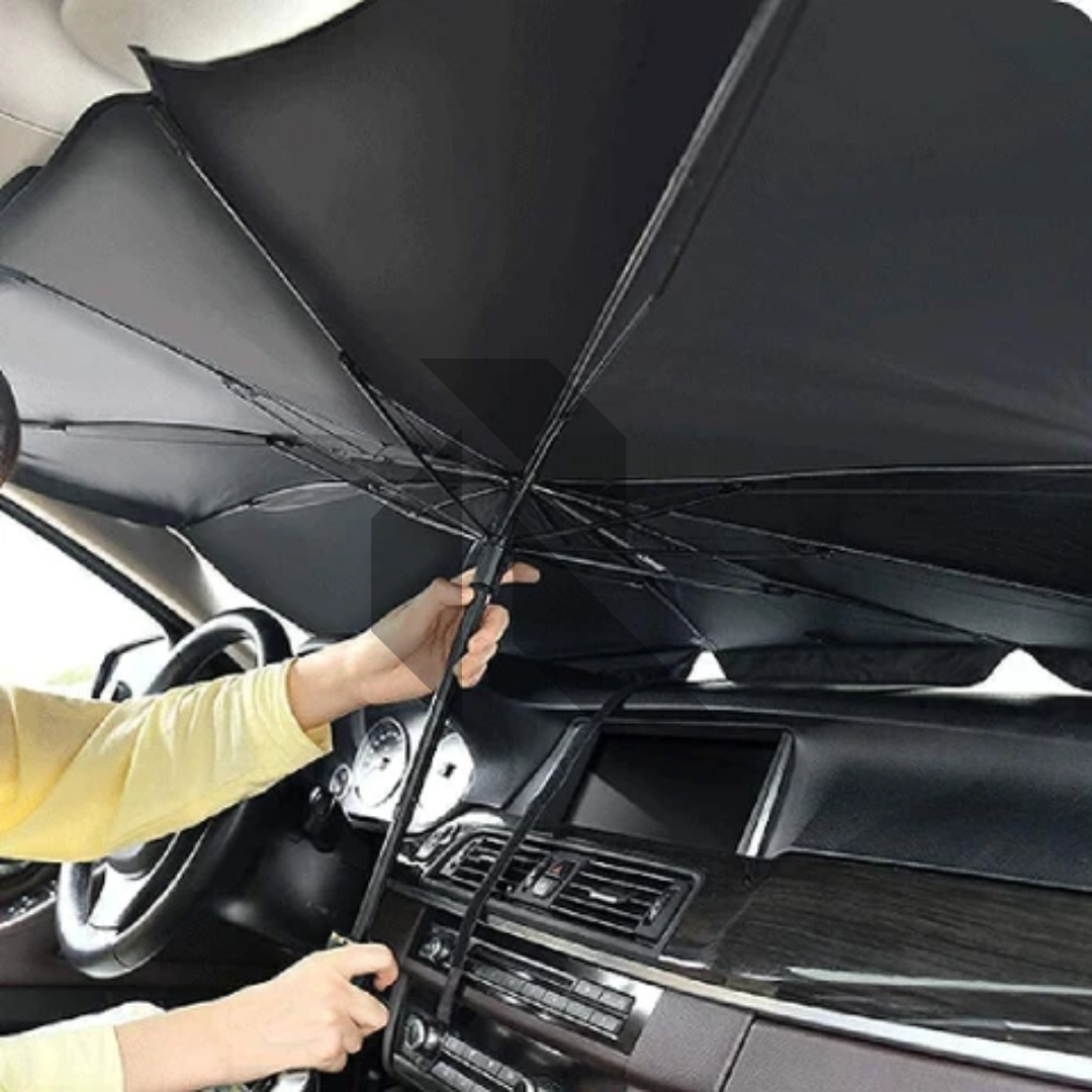 Universal Car Windshield Sun Shade Umbrella – Foldable UV Protection Sunshade Secondary image