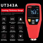 UNI-T UT343A Paint Coating Thickness Gauge – Digital Car Paint Depth Meter for Vehicle Inspection