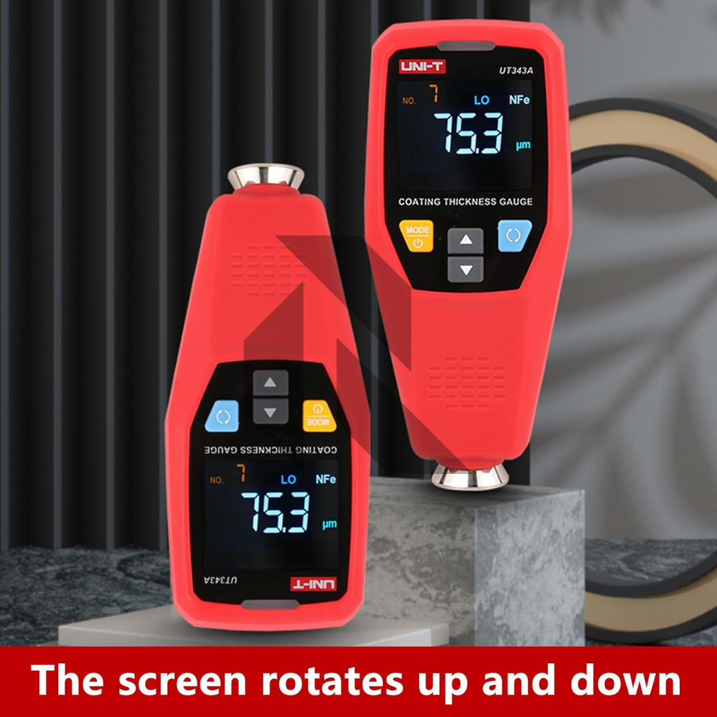 UNI-T UT343A Paint Coating Thickness Gauge – Digital Car Paint Depth Meter for Vehicle Inspection