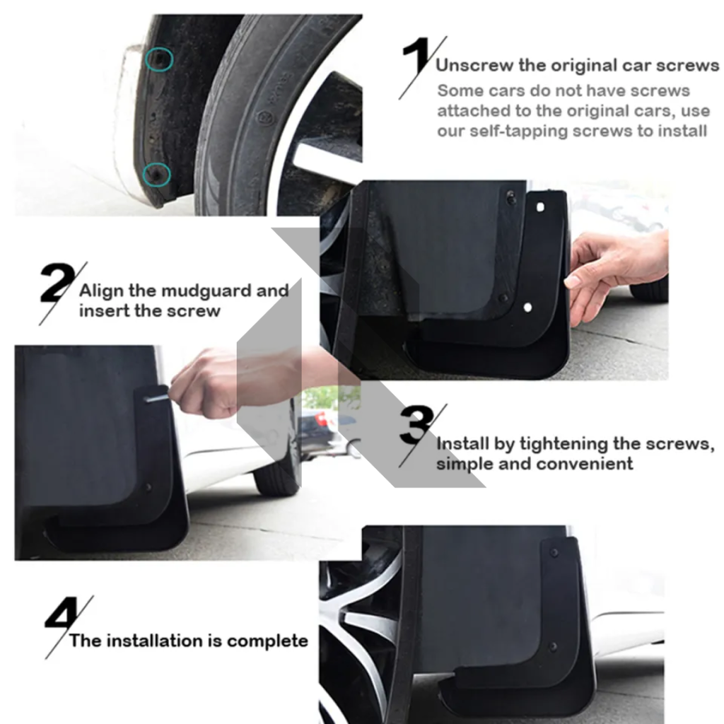 Deepal SO5 Imported Mudflaps – 4Pcs Set Front & Rear Fender Splash Guards