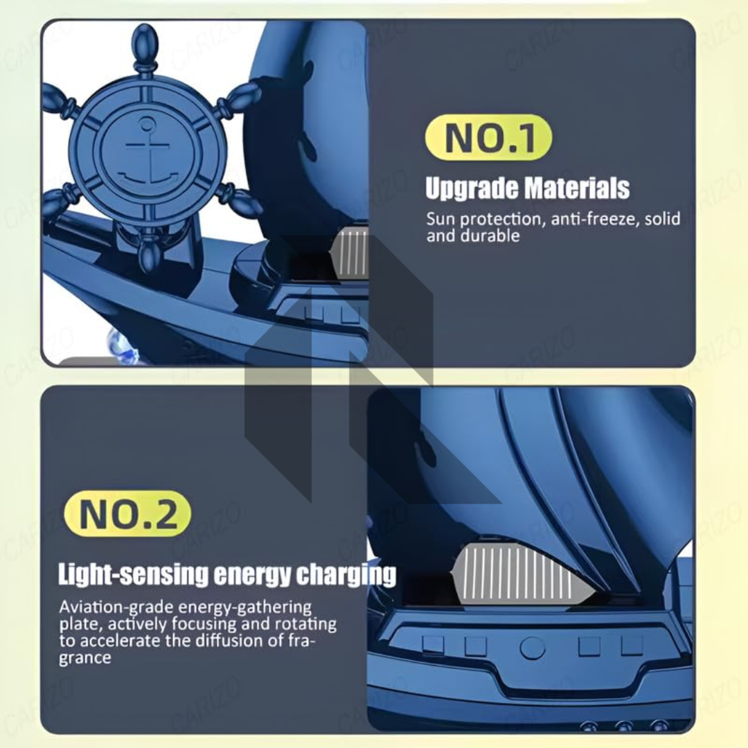Victory Solar Ship Energy Aromatherapy Decoration Car Fragrance