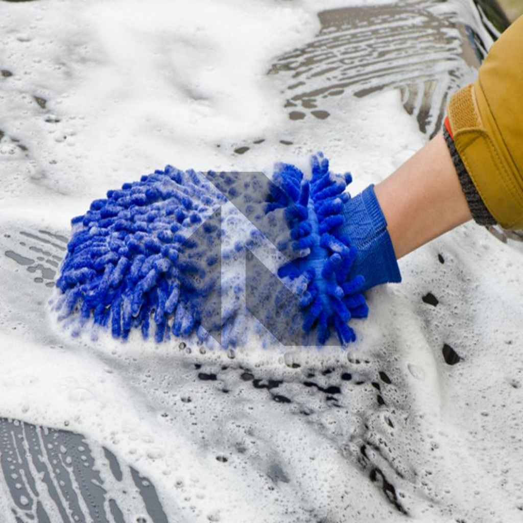 Microfiber Car Wash Mitt Glove – Scratch-Free (Multi Color)