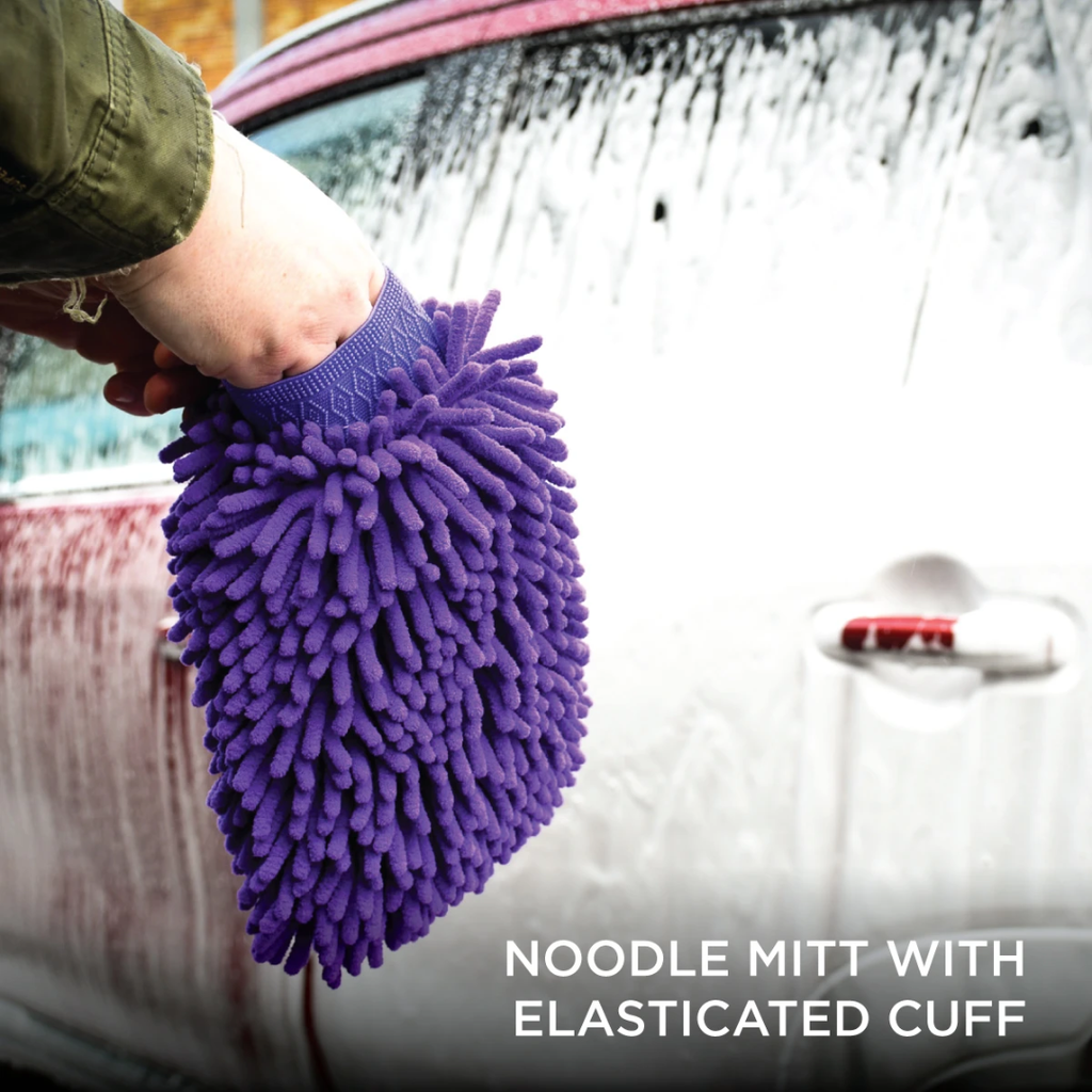 Microfiber Car Wash Mitt Glove – Scratch-Free (Multi Color)