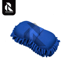 Microfiber Car Wash Sponge Mitt – Scratch-Free Cleaning Pad (Multi Color)