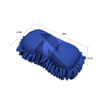 Microfiber Car Wash Sponge Mitt – Scratch-Free Cleaning Pad (Multi Color)