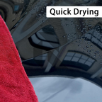 Premium Twist Loop Microfiber Drying Towel  – 1200 GSM Water Sucker Car Drying Cloth Red & Gray