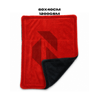 Premium Twist Loop Microfiber Drying Towel  – 1200 GSM Water Sucker Car Drying Cloth Red & Gray