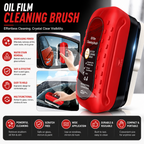 Automotive Oil Film Cleaning Brush – Car Glass Oil Film Remover for Windshield & Window